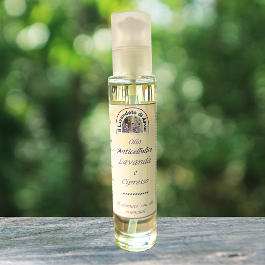 olio anticellulite alla lavanda e cipresso olio naturale drenante e tonificante per il corpo