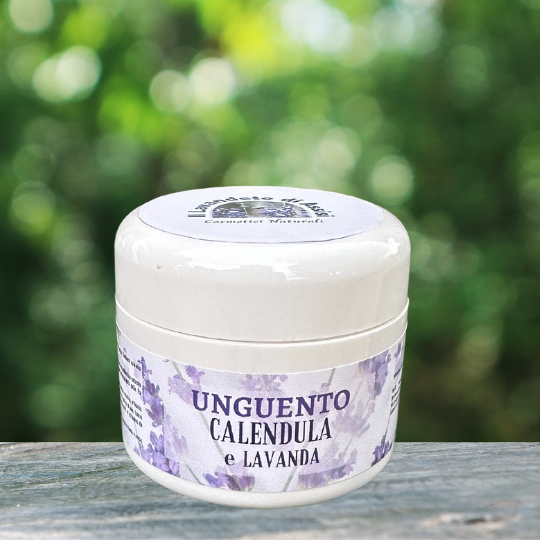 unguento lavanda e calendula unguento naturale lenitivo per pelle secca e irritata