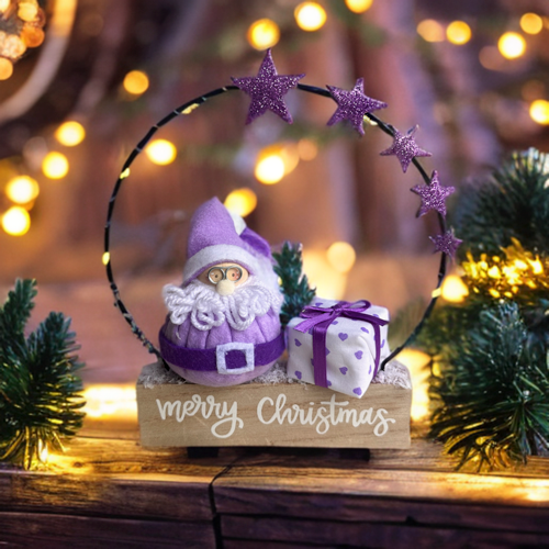 Babbo Natale con luci, Babbo Natale, Babbo Natale piccolo, Babbo Natale con scritta,  babbo Natale fatto a mano. Idea regalo originale, decorazione natalizia per la casa, addobbo natalizio originale, babbo natale profumato, decorazione di Natale con luci, regali di babbo natale