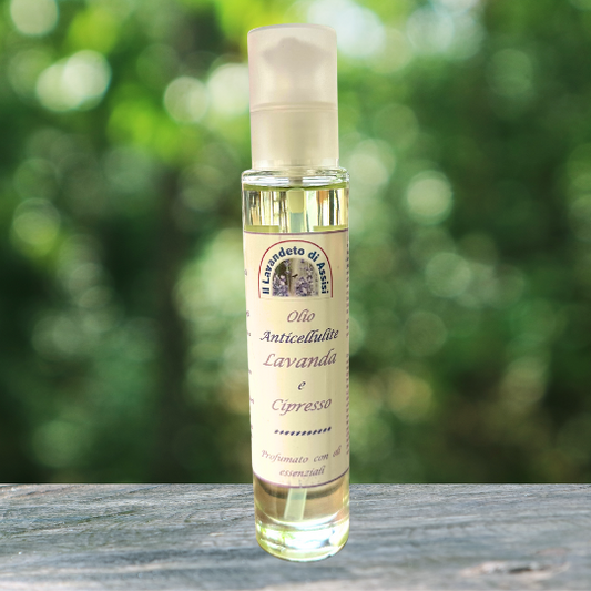 olio anticellulite alla lavanda e cipresso olio naturale drenante e tonificante per il corpo