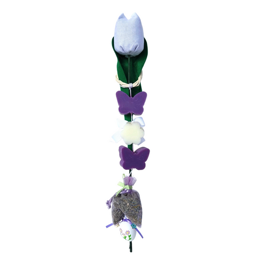 regalo pasqua maestre tulipano profumato e treccia di sapone idea regalo insegnanti
