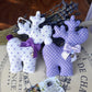 Renna natalizia con lavanda profumata, decorazione handmade idea regalo di Natale originale