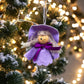 streghetta lilla con lavanda idea regalo per epifania strega profumata artigianale decorazione befana senza scopa regalo originale epifania lavandeto di assisi