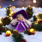 streghetta viola alla lavanda idea regalo epifania befana artigianale decorazione profumata da appendere regalo originale per la befana strega handmade lavandeto