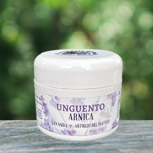 unguento lavanda arnica e artiglio del diavolo naturale per massaggi e sollievo muscolare e articolare