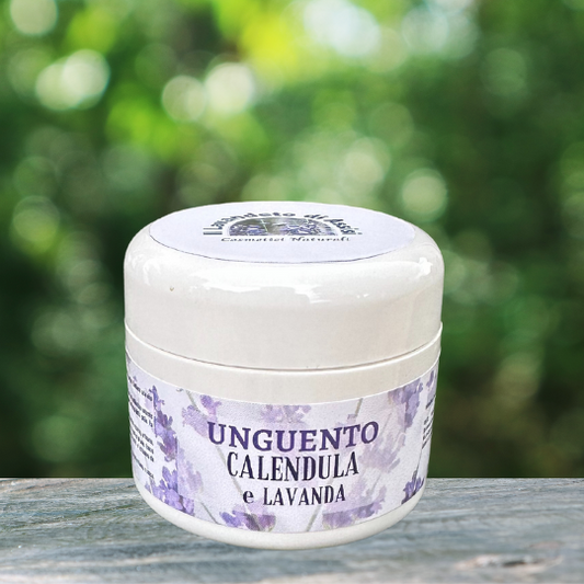 unguento lavanda e calendula unguento naturale lenitivo per pelle secca e irritata