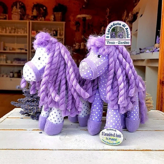 sacchettini di lavanda cavallo, cavallo per bomboniere,  